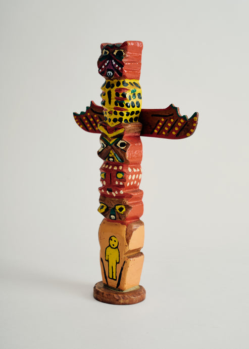 Wooden Totem Made in Japan