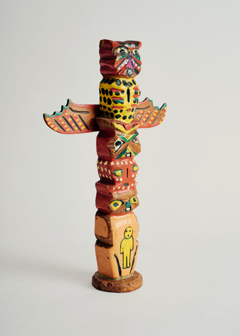 Wooden Totem Made in Japan