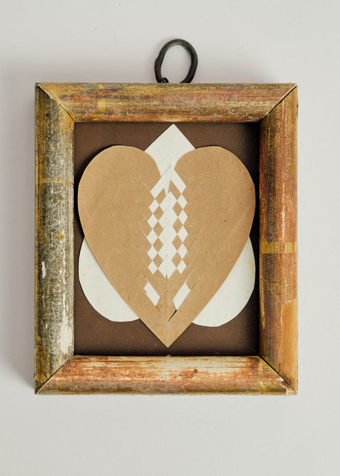 Vintage Framed Hearts Collage