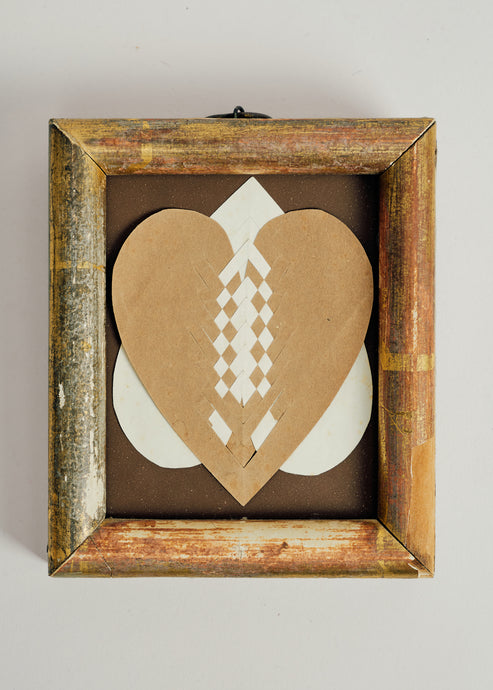 Vintage Framed Hearts Collage