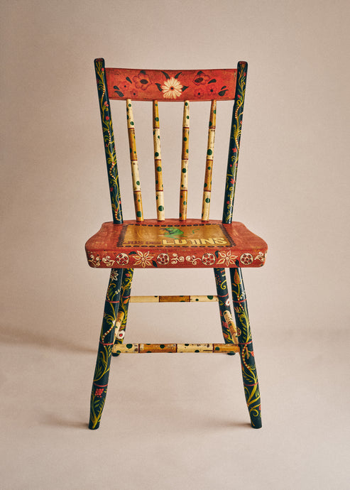 Hand-Painted Vintage Chair