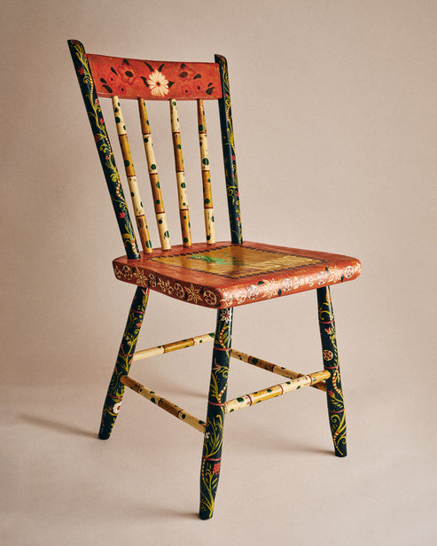Hand-Painted Vintage Chair