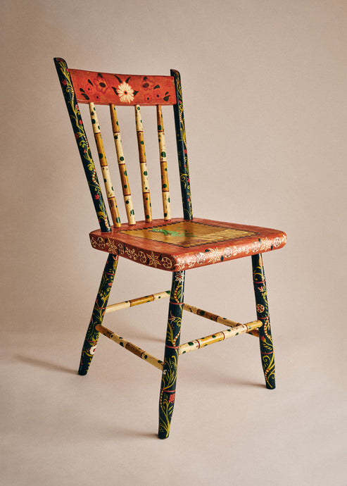 Hand-Painted Vintage Chair
