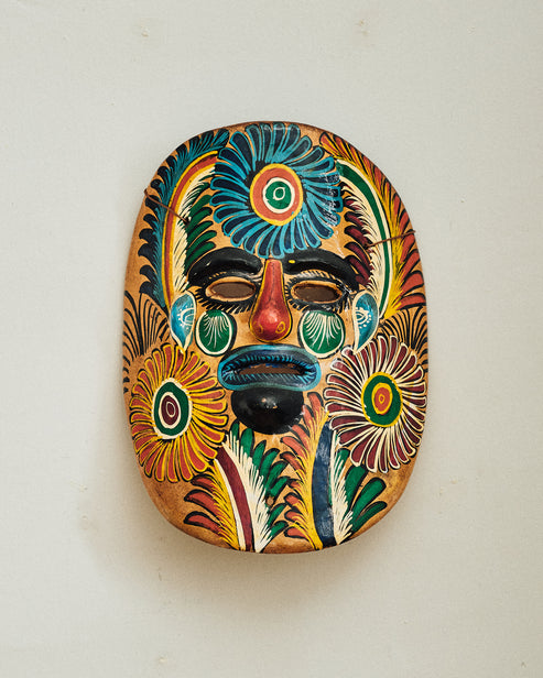 Vintage Ceramic Wall Hanging Mask