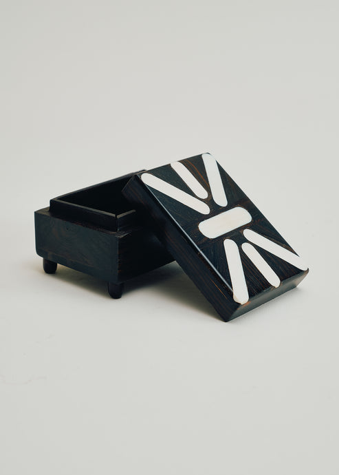 Vintage Folk Art Small Box A