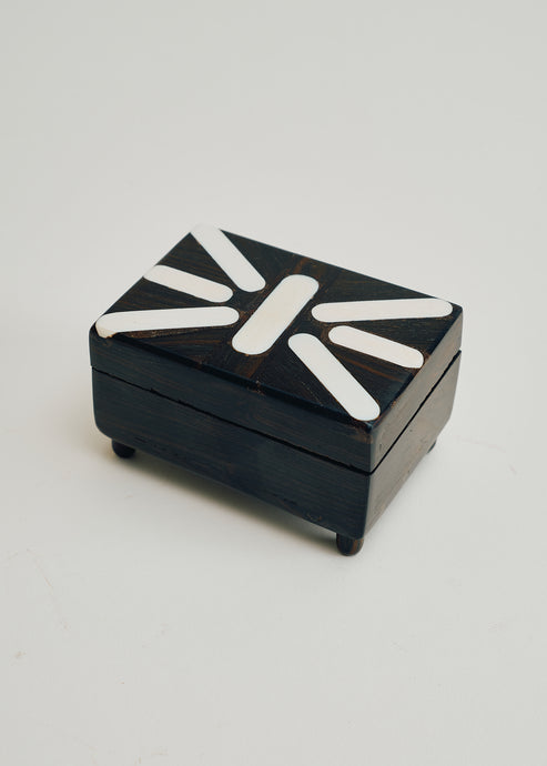 Vintage Folk Art Small Box A