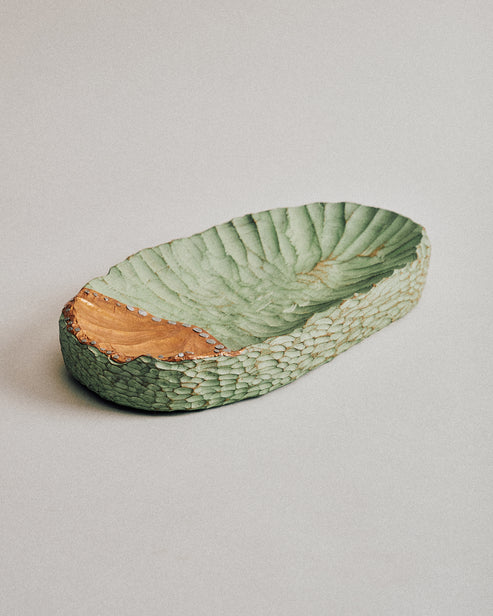 Joelle Yu, Green Copper Dish 1