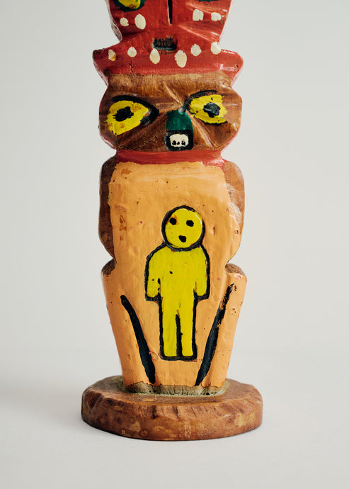 Wooden Totem Made in Japan