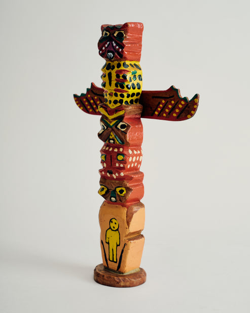 Wooden Totem Made in Japan