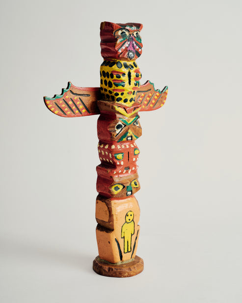 Wooden Totem Made in Japan