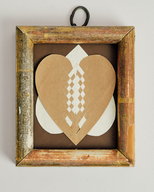 Vintage Framed Hearts Collage