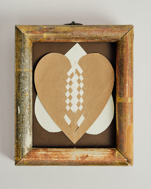 Vintage Framed Hearts Collage