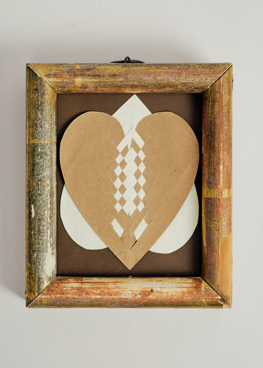 Vintage Framed Hearts Collage