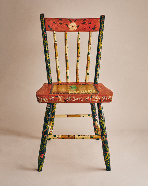 Hand-Painted Vintage Chair