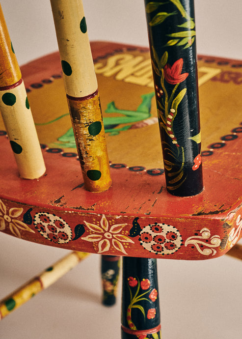 Hand-Painted Vintage Chair