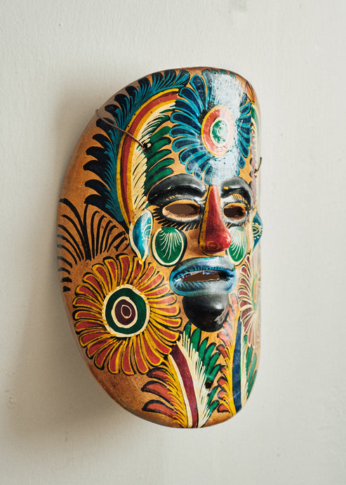 Vintage Ceramic Wall Hanging Mask