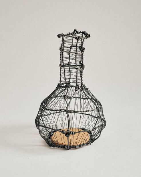 Joelle Yu, Steel Wire Vase #1