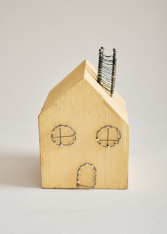 Joelle Yu, Yellow House, Round Windows