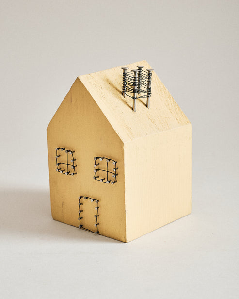 Joelle Yu, Yellow House, Square Windows