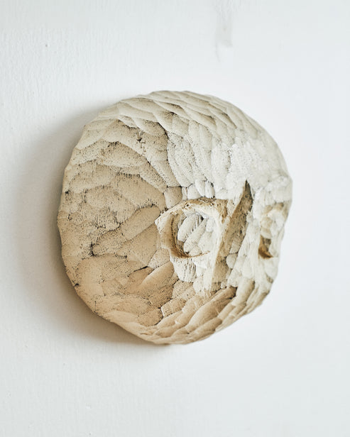 Joelle Yu, Carved Mask Wall Hanging