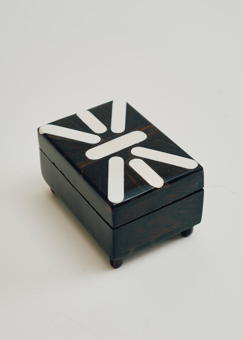 Vintage Folk Art Small Box A