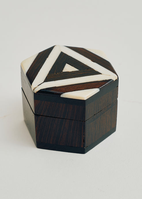 Vintage Folk Art Small Box D