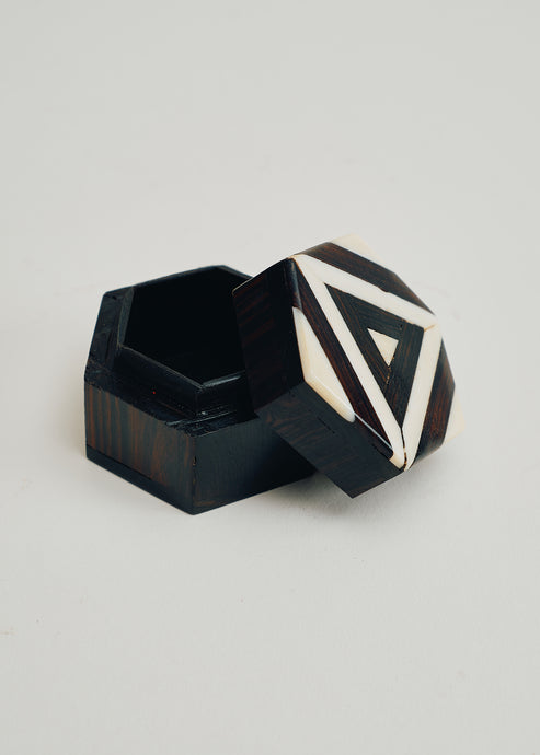 Vintage Folk Art Small Box D
