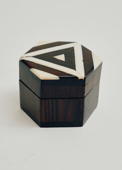 Vintage Folk Art Small Box D
