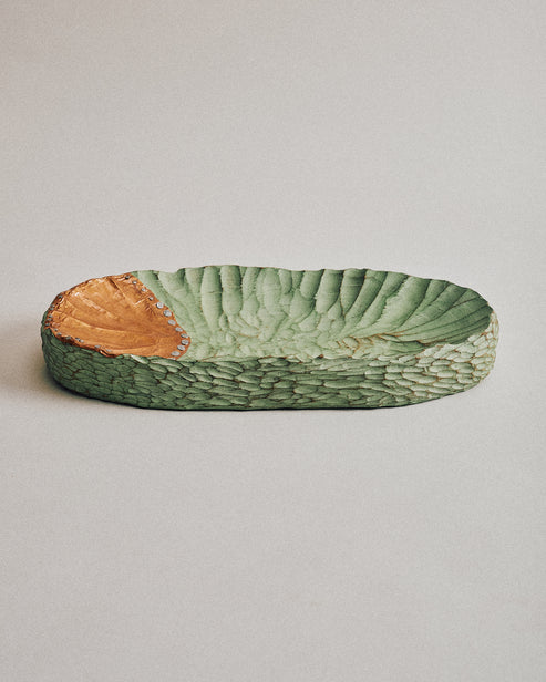 Joelle Yu, Green Copper Dish 1