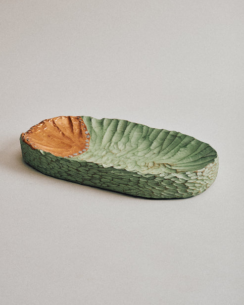 Joelle Yu, Green Copper Dish 1