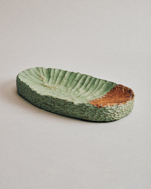 Joelle Yu, Green Copper Dish 1